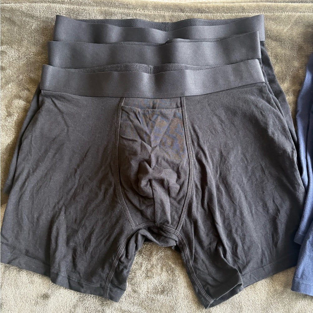 Quince 6-count Black and Navy Boxer Briefs